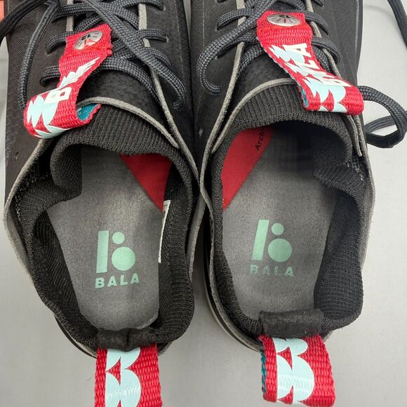 Bala Twelves Shoes Nursing Comfort Walking Sneakers Black White Women Size 8.5 - Picture 8 of 9